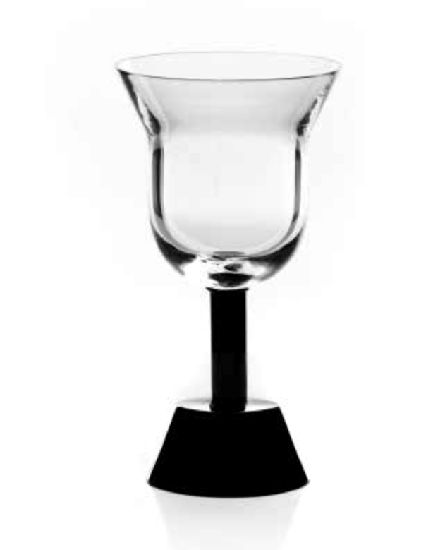 Arnolfo Di Cambio Orfeo Wine/Water Goblets 2 Pieces Black 0UB011