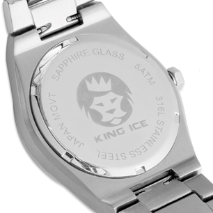 King Ice White Gold Plated Arctic II Watch WAX15001