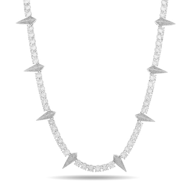 King Ice White Gold Plated Wakanda Tennis Chain CHX14234 18"