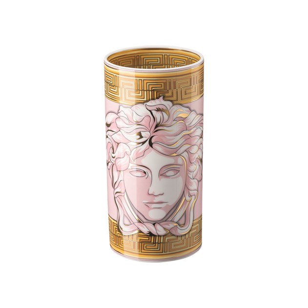 Versace Medusa Amplified Pink Coin Vase 24cm 4012437385250
