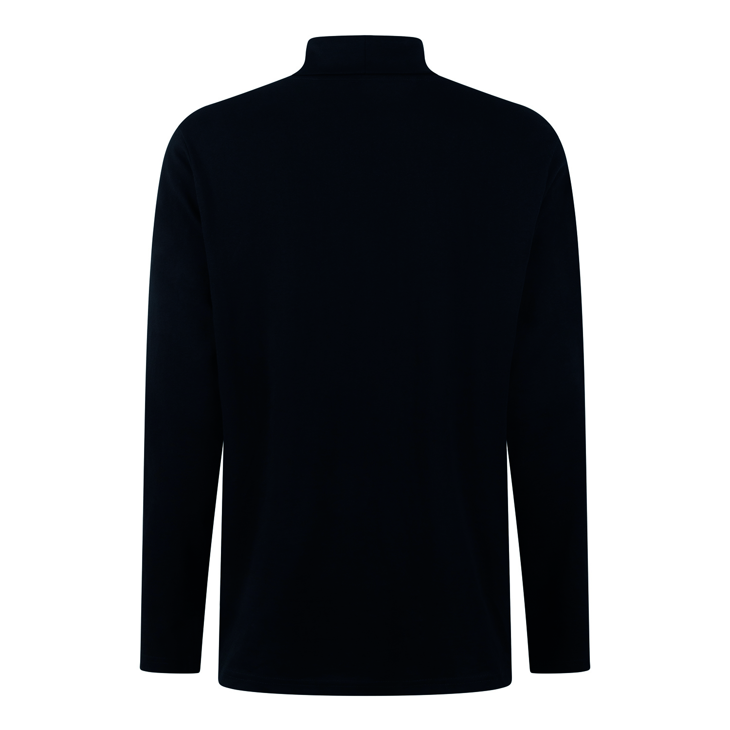 THE SYMBOL Outside Label Logo Turtleneck Black