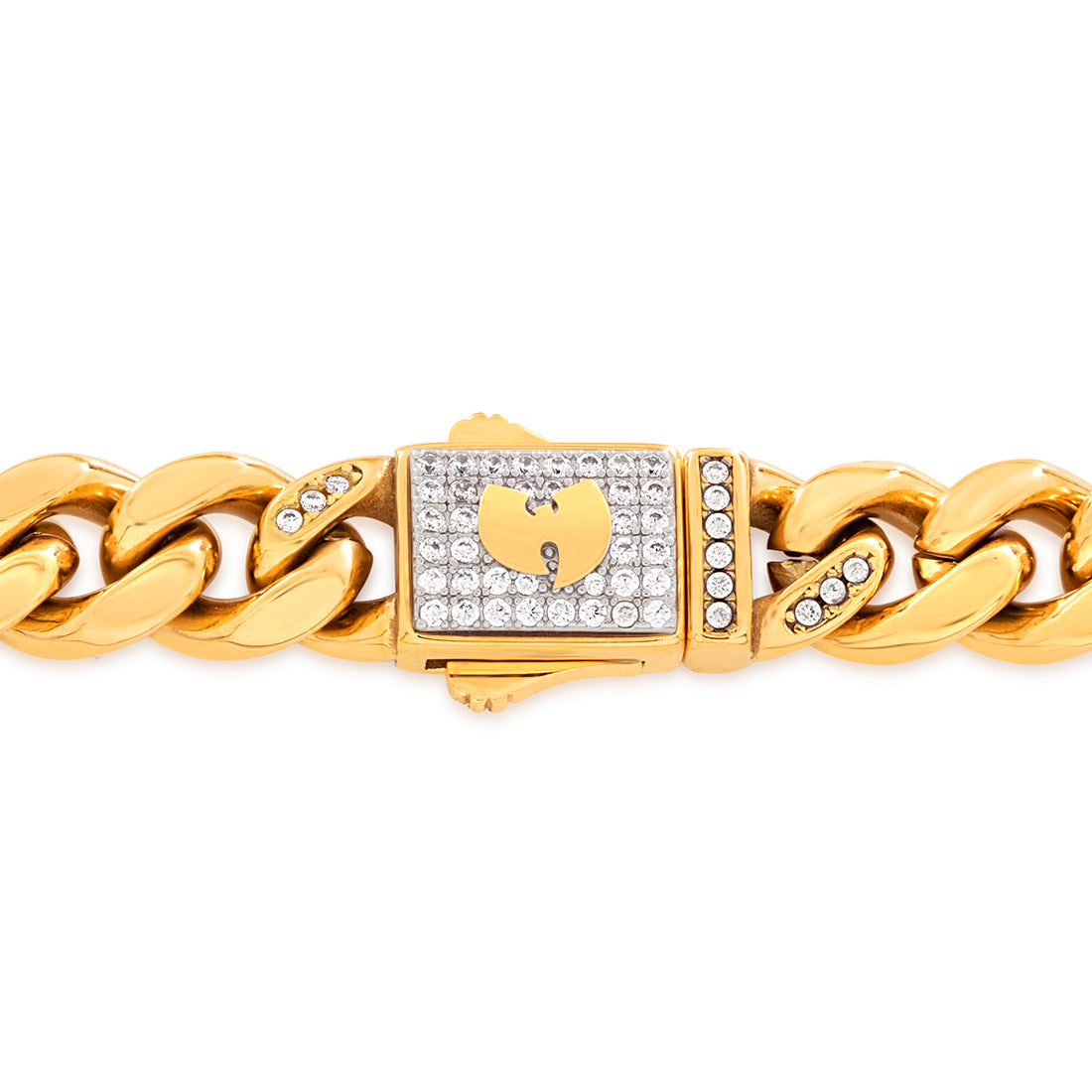 King Ice 14k + White Gold Plated Wu Tang Samurai Necklace NKX14447