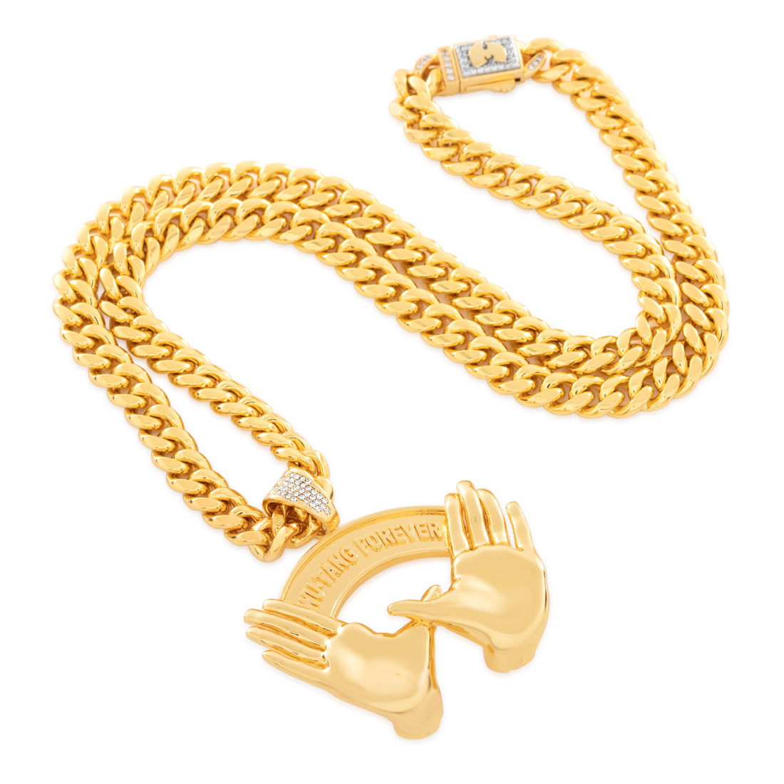 King Ice 14k Plated Wu Tang Forever Necklace NKX14446