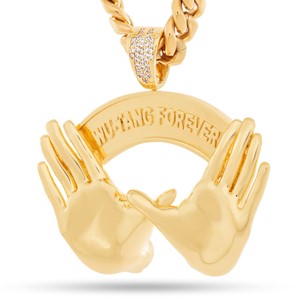 King Ice 14k Plated Wu Tang Forever Necklace NKX14446