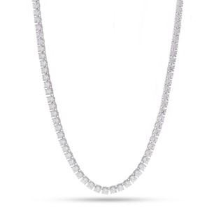 King Ice White Gold Plated 5mm Tennis Chain CHX01220 20"