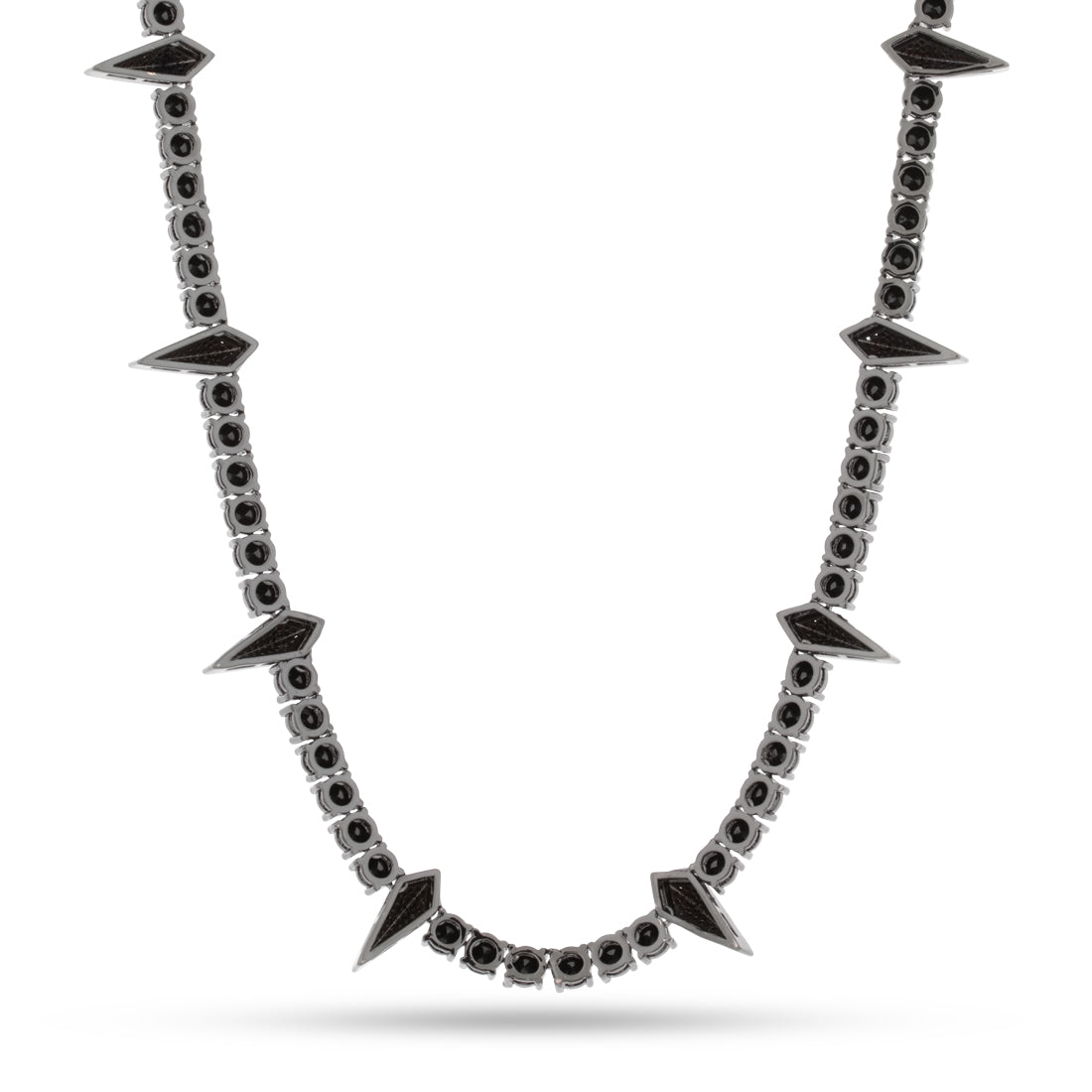 King Ice Black Gold Plated Wakanda Tennis Chain CHX14234 22"