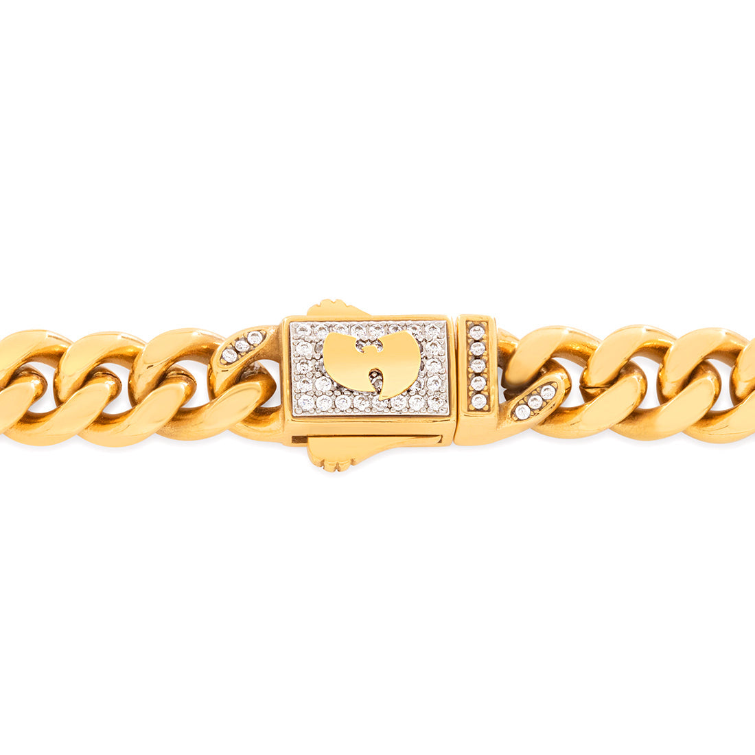 King Ice 14k Plated Wu Tang Logo Necklace NKX14442