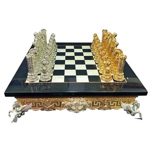 Italfama Chess Roman Empire 2115BNGS + 46G Silver & Gold Plated
