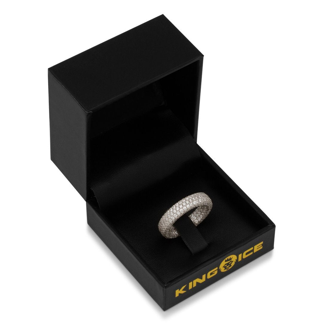 King Ice White Gold Plated Eternity Ring RGX12872