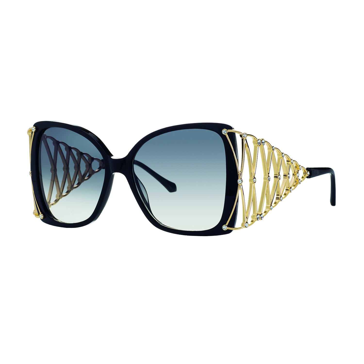 Caviar Frames 6891 C24 Swarovski 18k Gold Plated