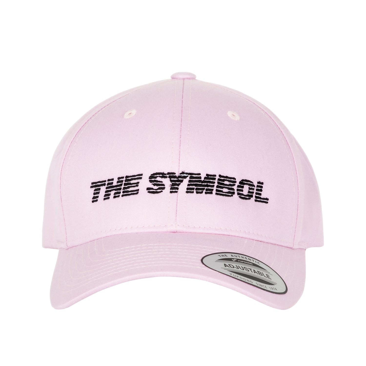 THE SYMBOL Logo Embroidery Baseball Cap Pink