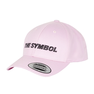 THE SYMBOL Logo Embroidery Baseball Cap Pink