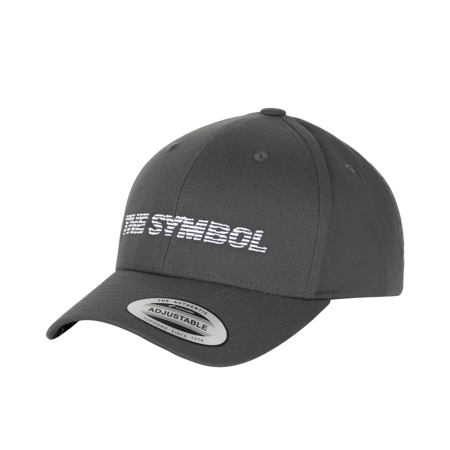 THE SYMBOL Logo Embroidery Baseball Cap Charcoal