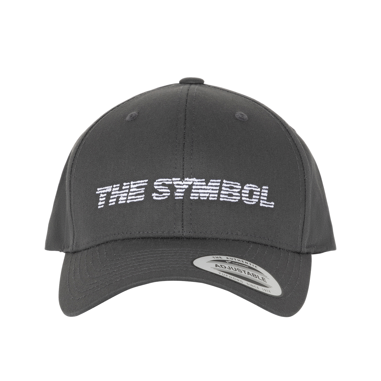THE SYMBOL Logo Embroidery Baseball Cap Charcoal