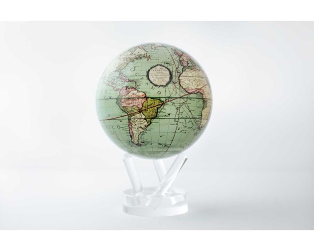 Mova Globe Terrestial Green 6 inch w/ Acrylic Base MG-6-GCT