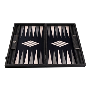 Backgammon Set Pearly Grey Vavona Large 48x30cm BSB1
