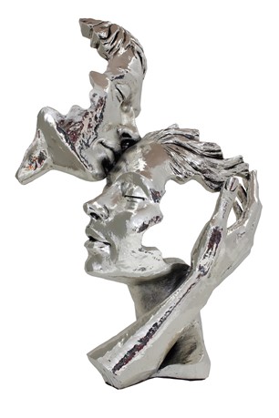 A. Anglada Closeness Silver Plated Sculpture 527P