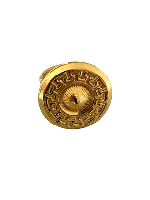 Lotta Djossou 18k Gold Plated Small Shield Ring