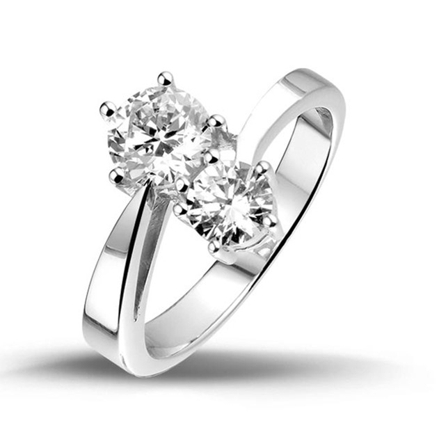 Garonne Sterling silver Solitaire Ring 9NB-0199