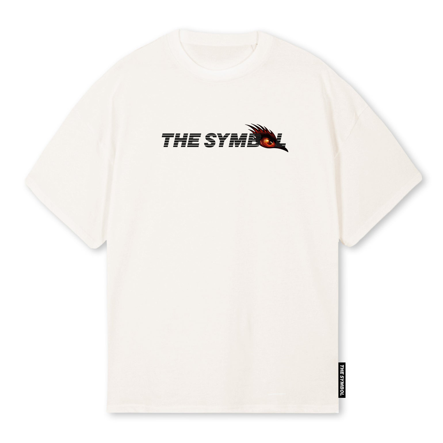 THE SYMBOL Dare To Dream Oversized T Shirt Vintage White