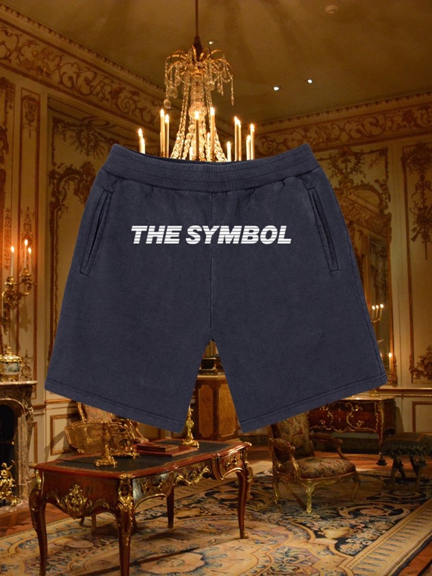 THE SYMBOL Vintage Collection Embroidery Sweatshorts