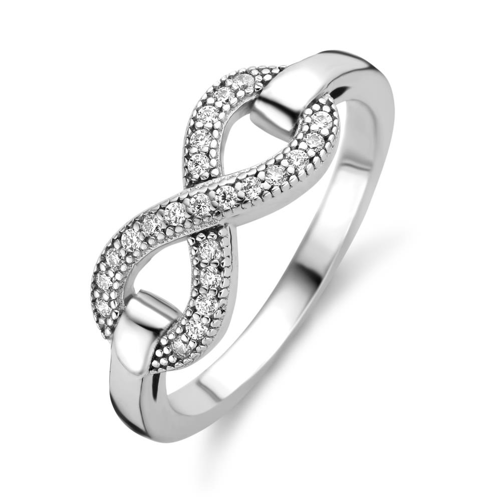 Garonne Sterling Silver Ring White 9NB-0443