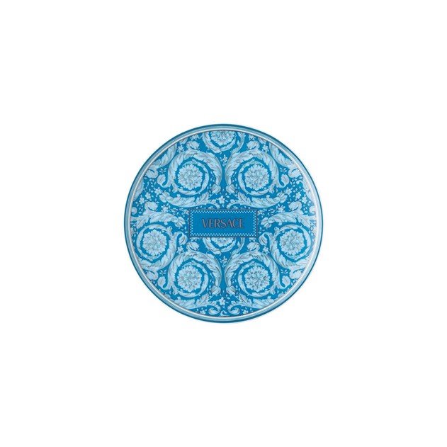 Versace Barocco Teal Plate 17cm 4012437397178
