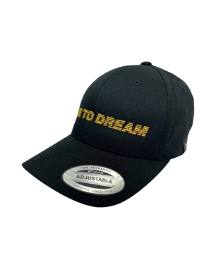 THE SYMBOL Dare To Dream Embroidery Baseball Cap Black/Gold