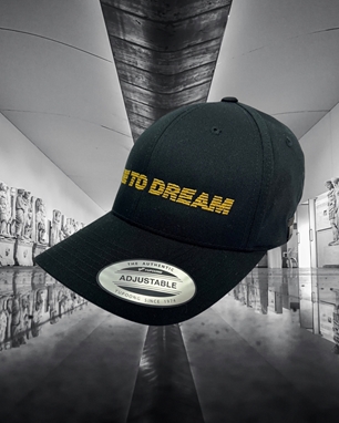 THE SYMBOL Dare To Dream Embroidery Baseball Cap Black/Gold