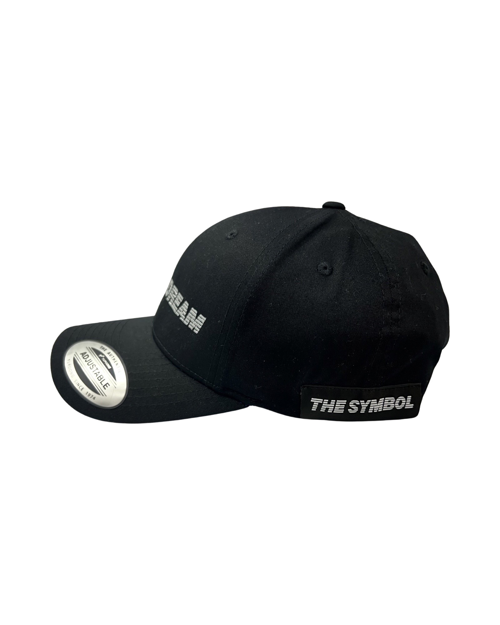 THE SYMBOL Dare To Dream Embroidery Baseball Cap Black/Silver