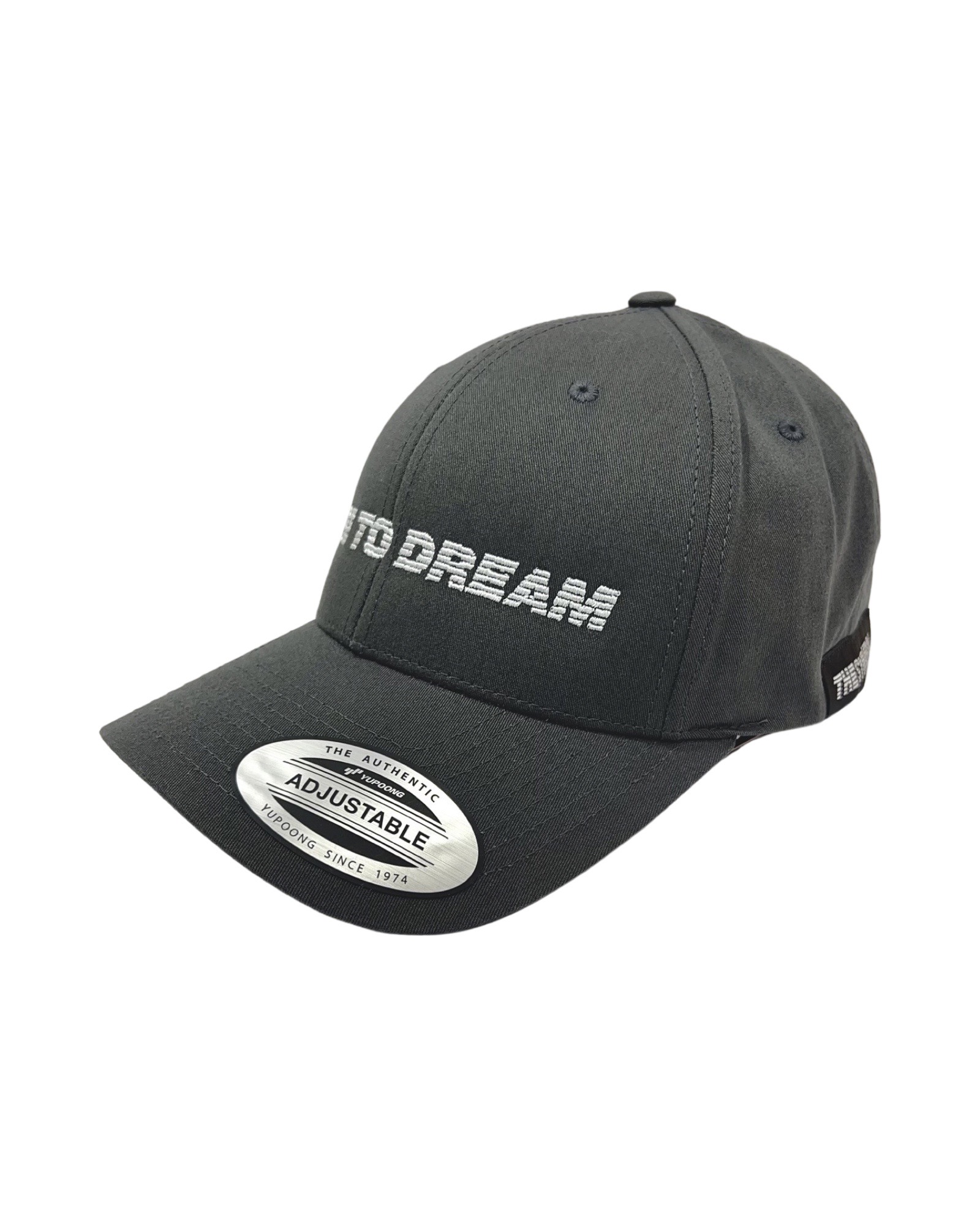 THE SYMBOL Dare To Dream Embroidery Baseball Cap Charcoal/Silver