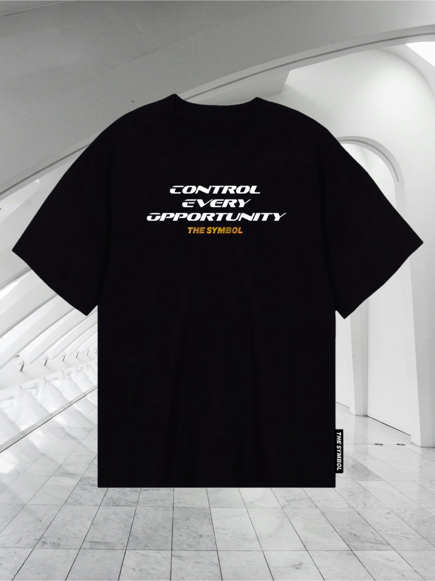 THE SYMBOL CEO Oversized T Shirt Black