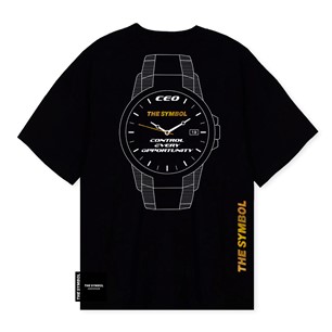 THE SYMBOL CEO Oversized T Shirt Black