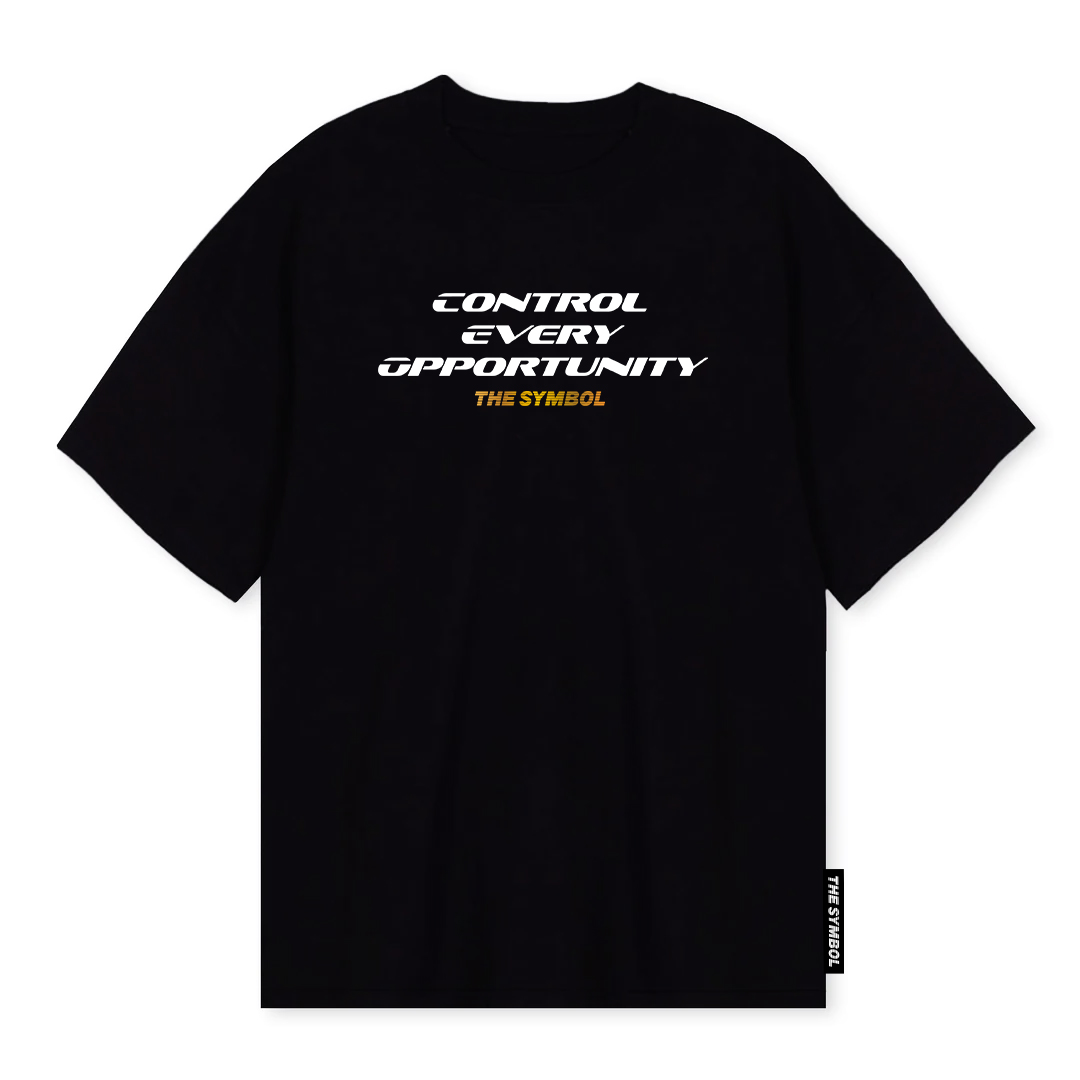 THE SYMBOL CEO Oversized T Shirt Black