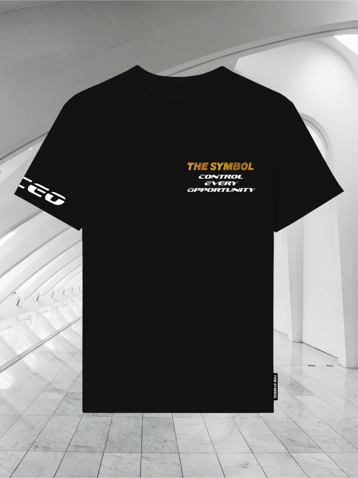 THE SYMBOL CEO Regular Fit T Shirt Black