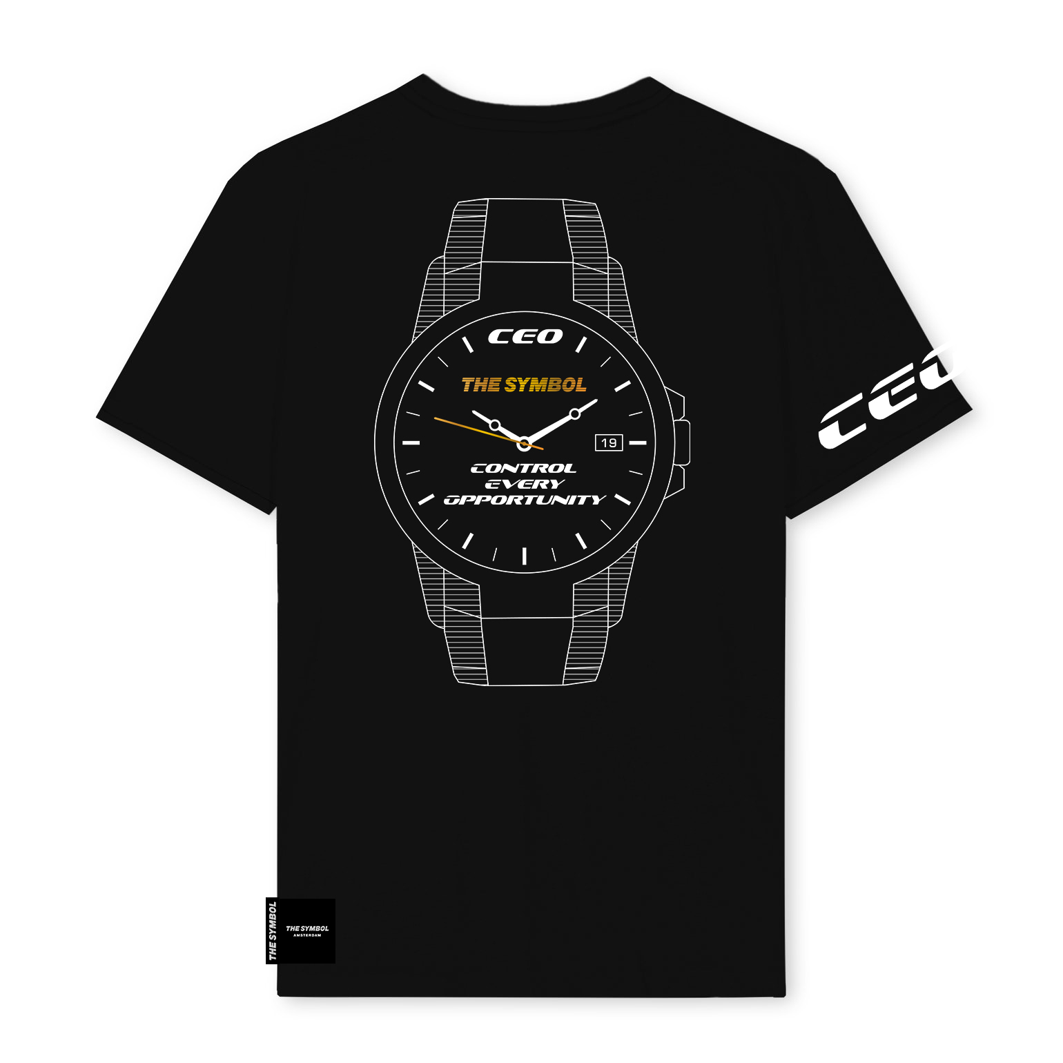 THE SYMBOL CEO Regular Fit T Shirt Black