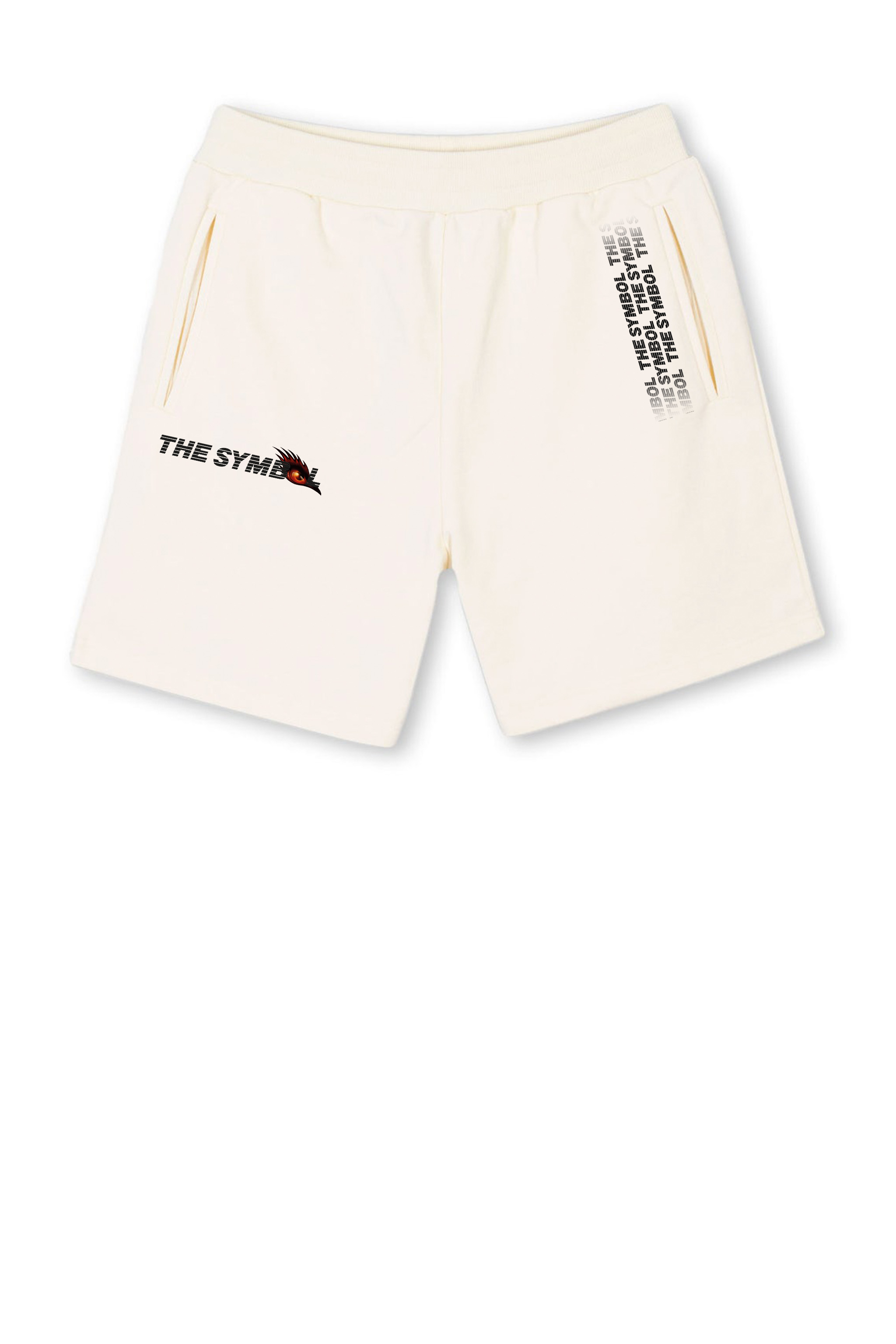 THE SYMBOL Dare To Dream Sweatshorts Vintage White