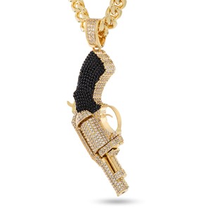 King Ice 14k Gold Plated .38 Necklace NKX14451