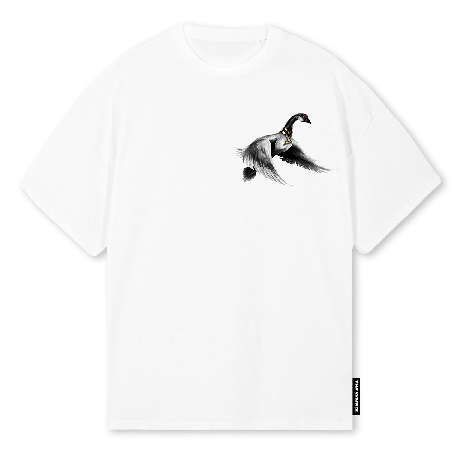 THE SYMBOL Midnight Oversized T Shirt White
