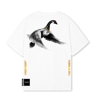THE SYMBOL Midnight Oversized T Shirt White