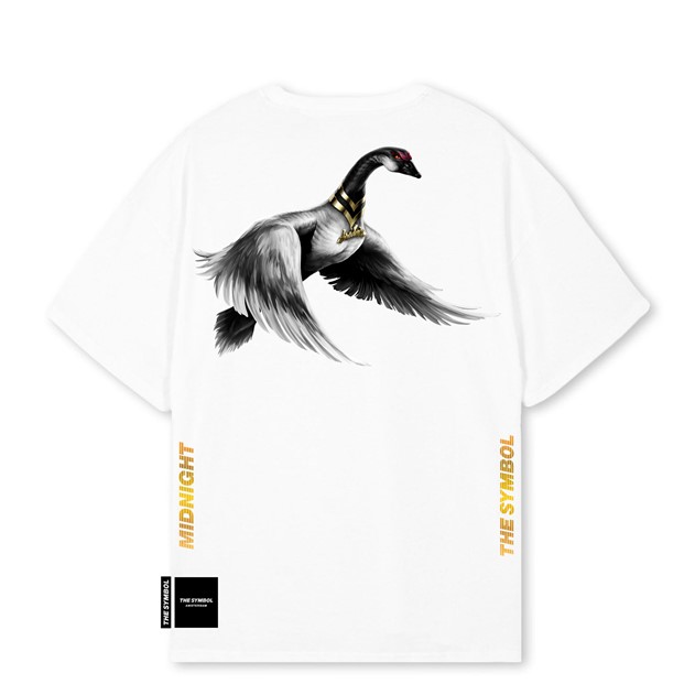 THE SYMBOL Midnight Oversized T Shirt White