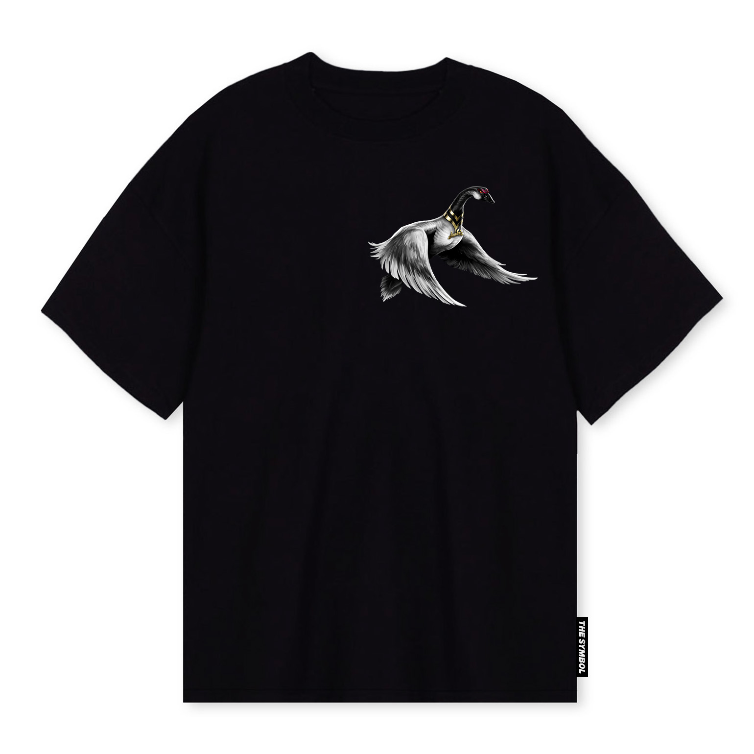 THE SYMBOL Midnight Oversized T Shirt Black