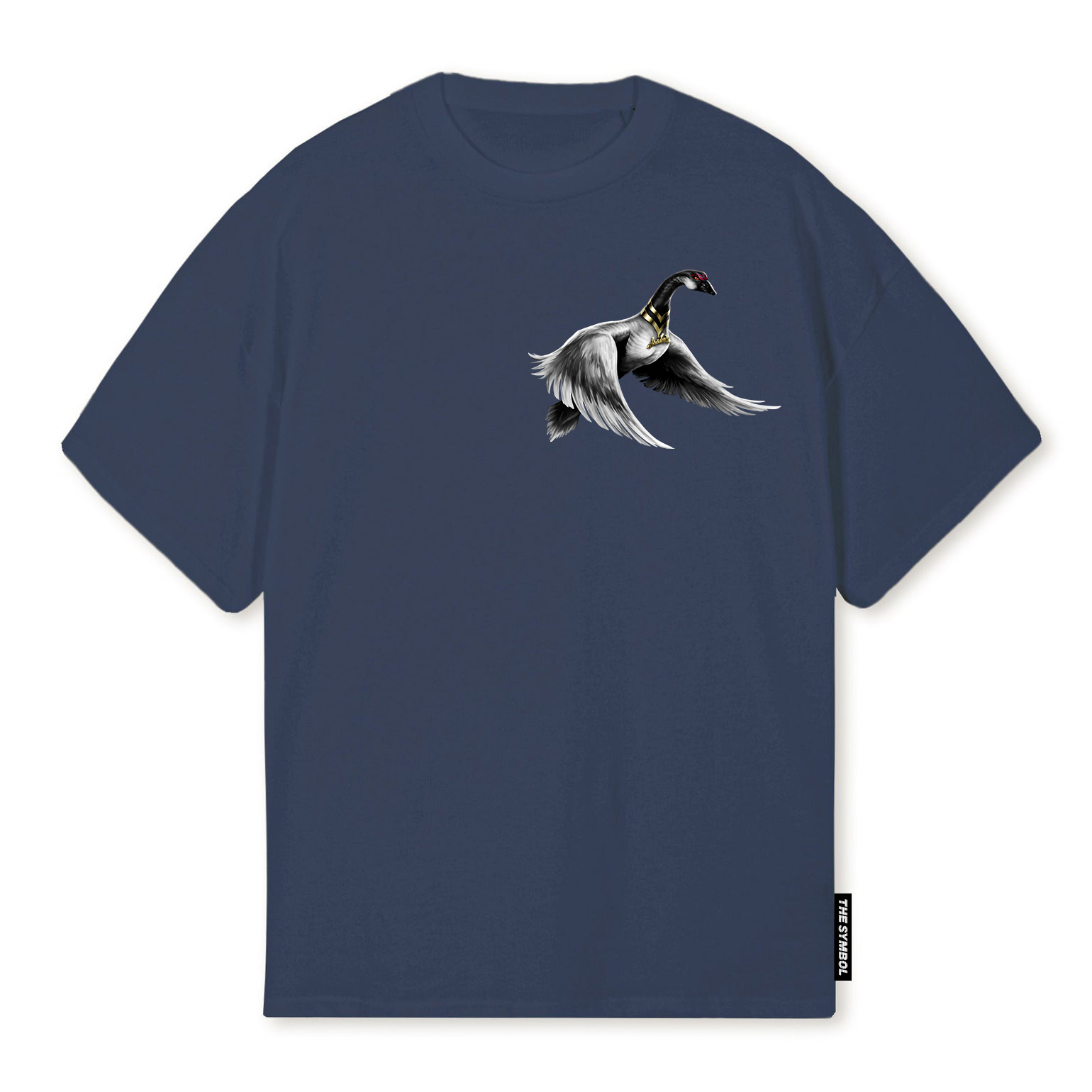 THE SYMBOL Midnight Oversized T Shirt Navy