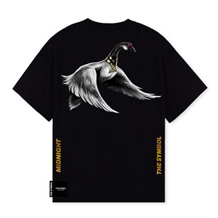 THE SYMBOL Midnight Oversized T Shirt Black
