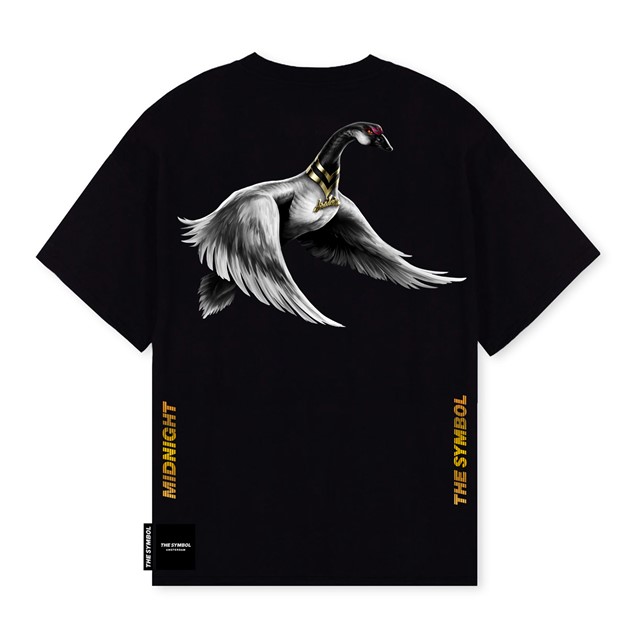THE SYMBOL Midnight Oversized T Shirt Black