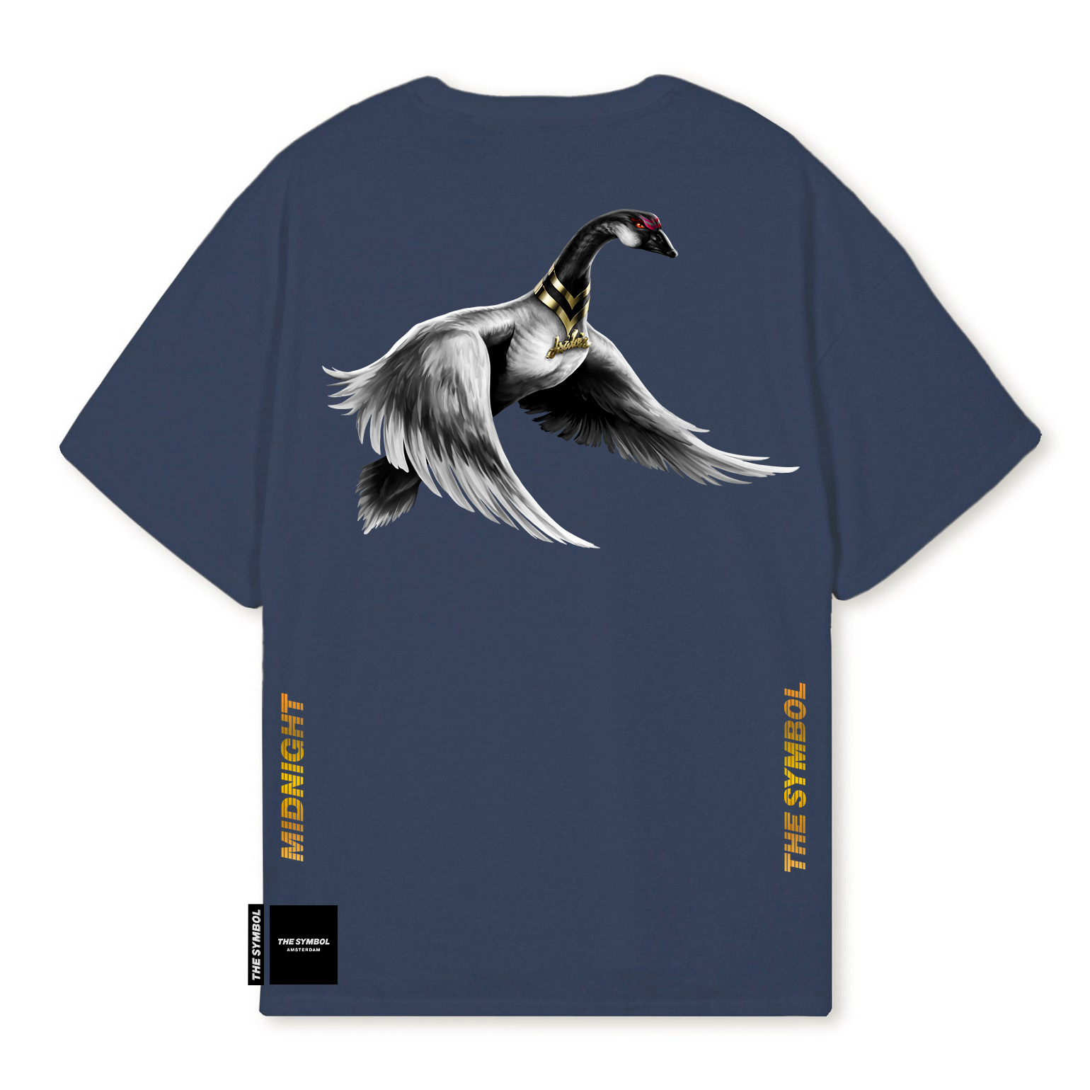 THE SYMBOL Midnight Oversized T Shirt Navy
