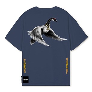 THE SYMBOL Midnight Oversized T Shirt Navy
