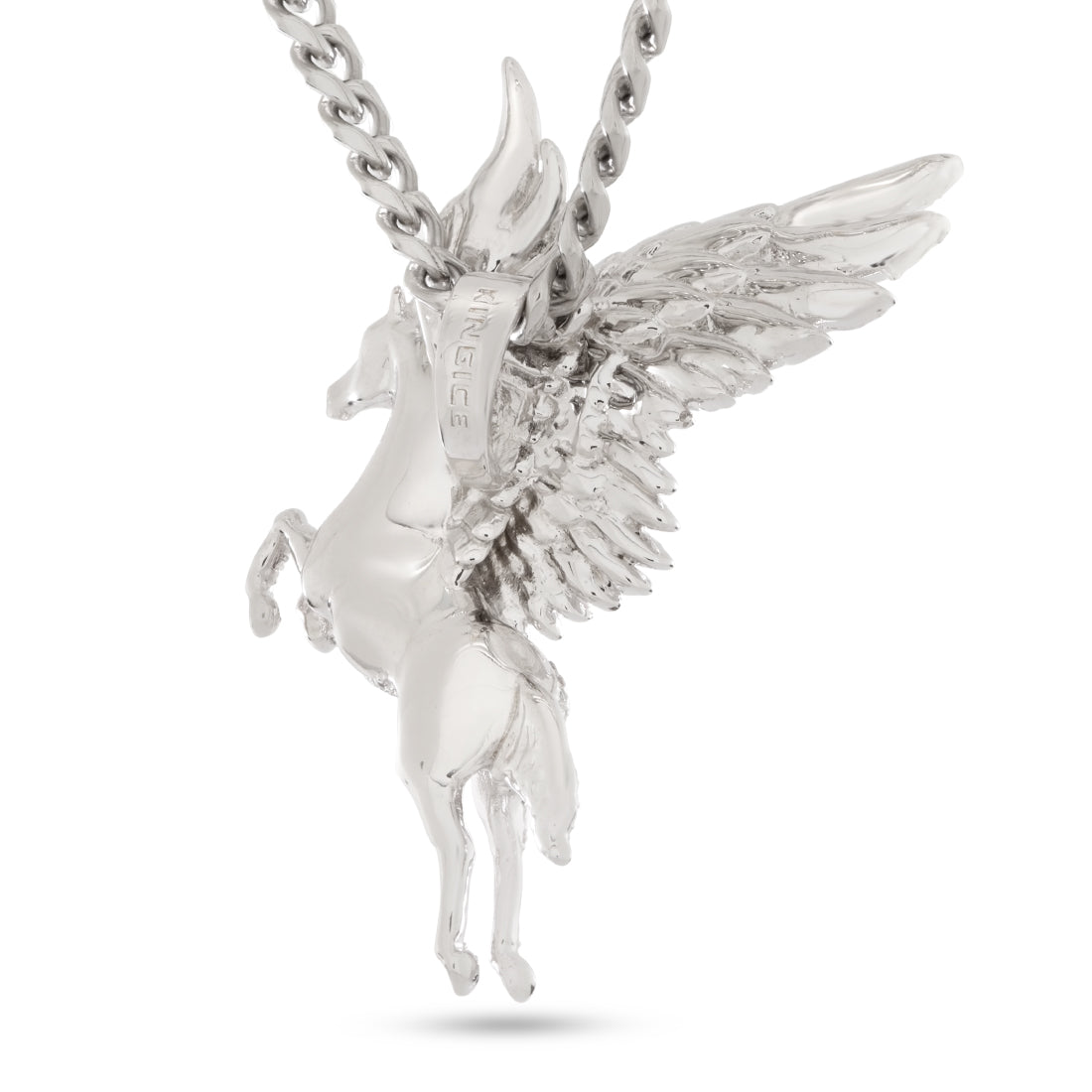 King Ice 14k Gold Plated Pegasus Necklace NKX14456
