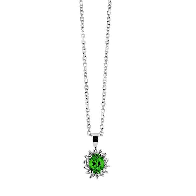 Garonne Sterling Silver Necklace 9NB-0158