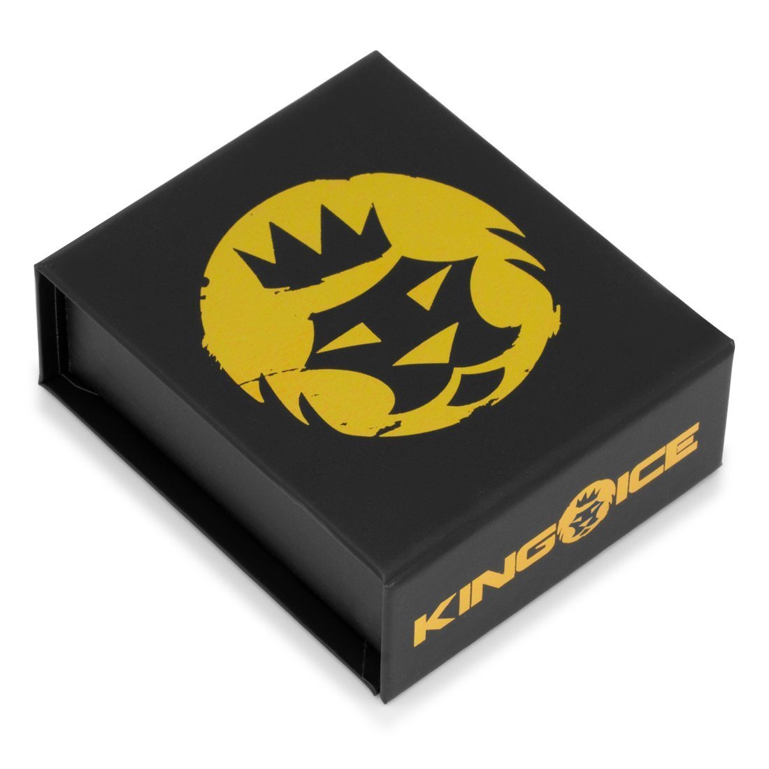 King Ice White Gold Plated Nail Cross Necklace NKX12407